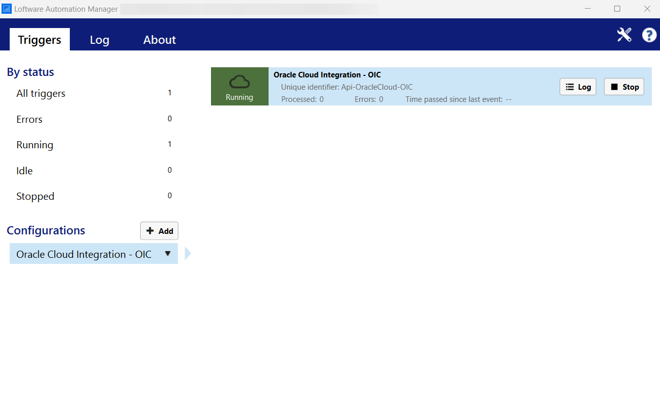 Automation Manager: Triggers