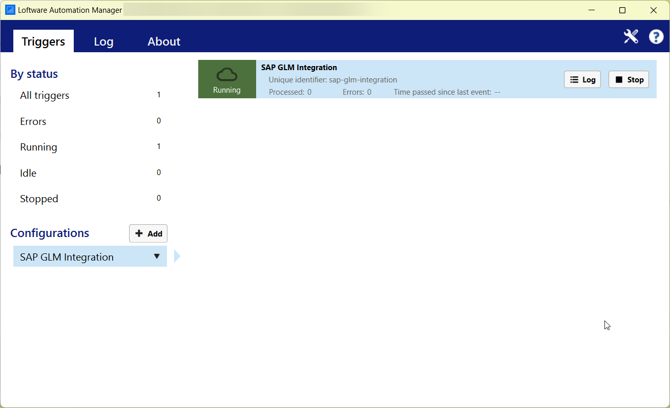 Automation Manager: Triggers