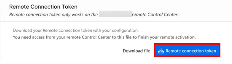 Creating a new remote activation