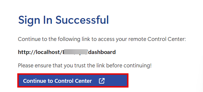Creating a new remote activation