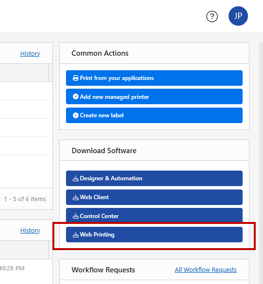 Installing Web Printing Site
