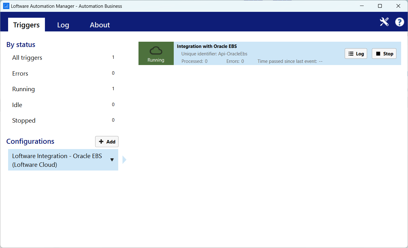 Automation Manager: Triggers