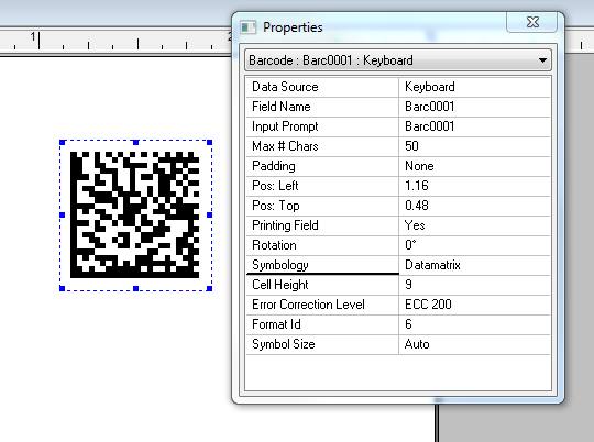 configure-a-datamatrix-symbol-to-a-specific-mil-size