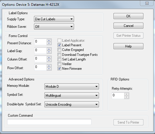 Datamax Printer Peel And Present Option Not Working WW1ith Loftware ...